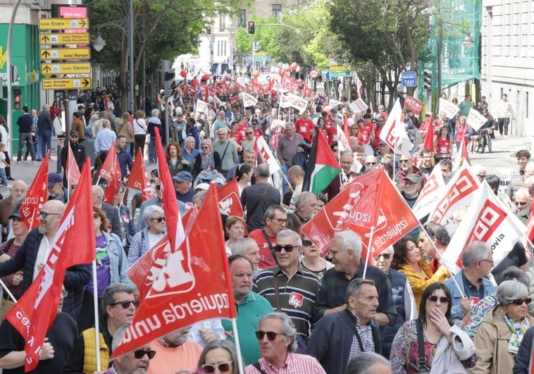 La manifestación del Primero de Mayo, en imágenes