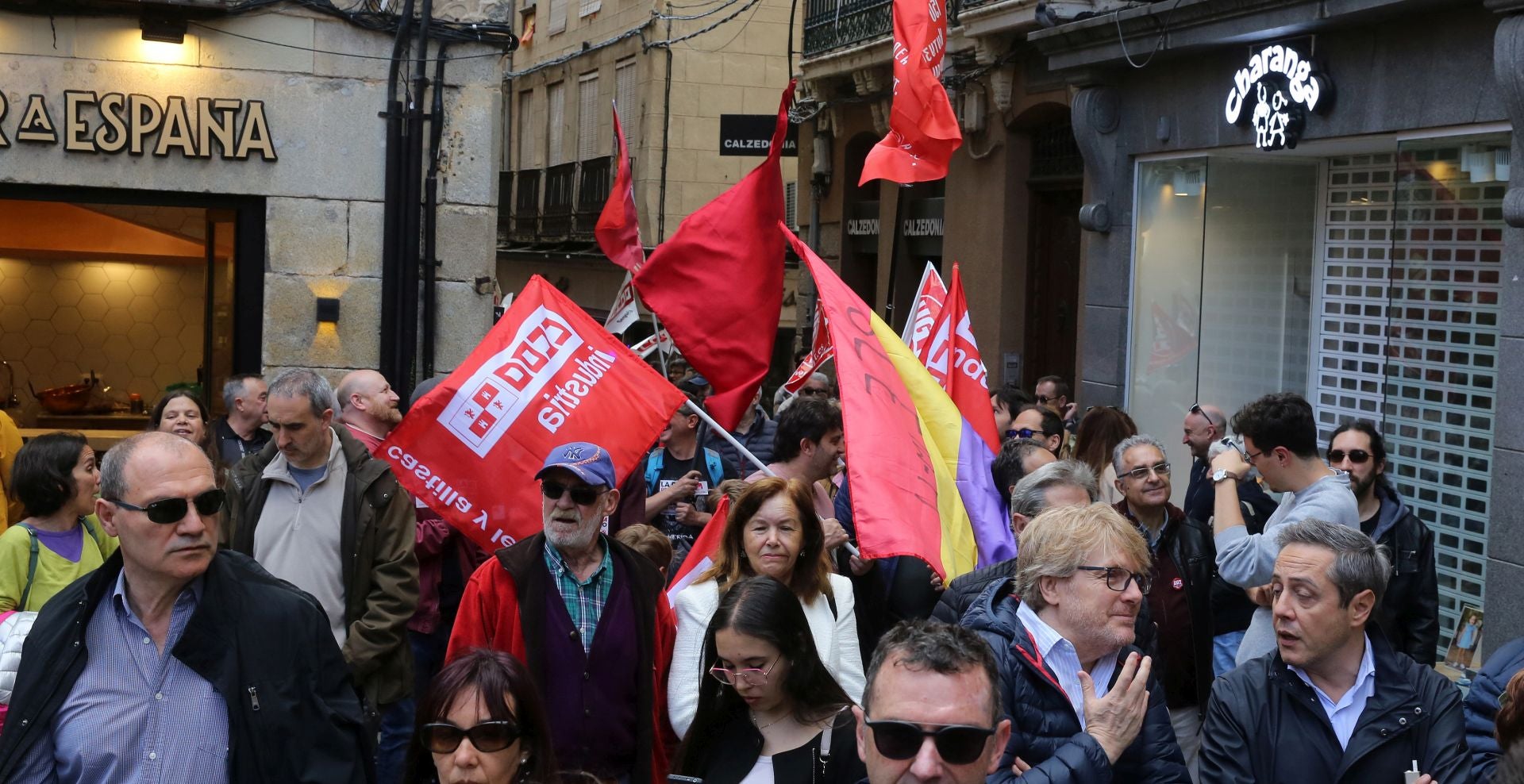 Fotografías de la manifestación del Primero de Mayo en Segovia
