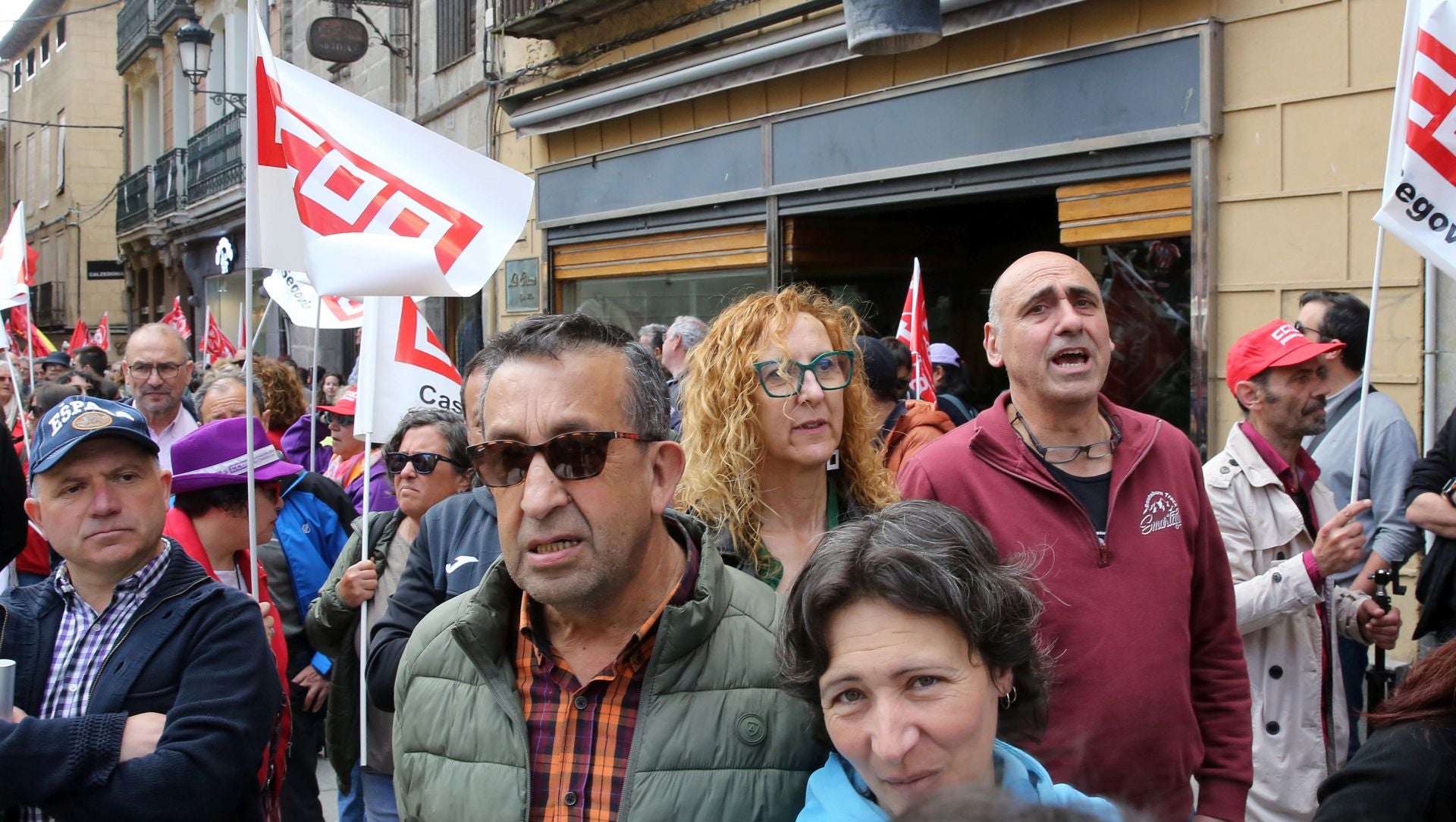 Fotografías de la manifestación del Primero de Mayo en Segovia