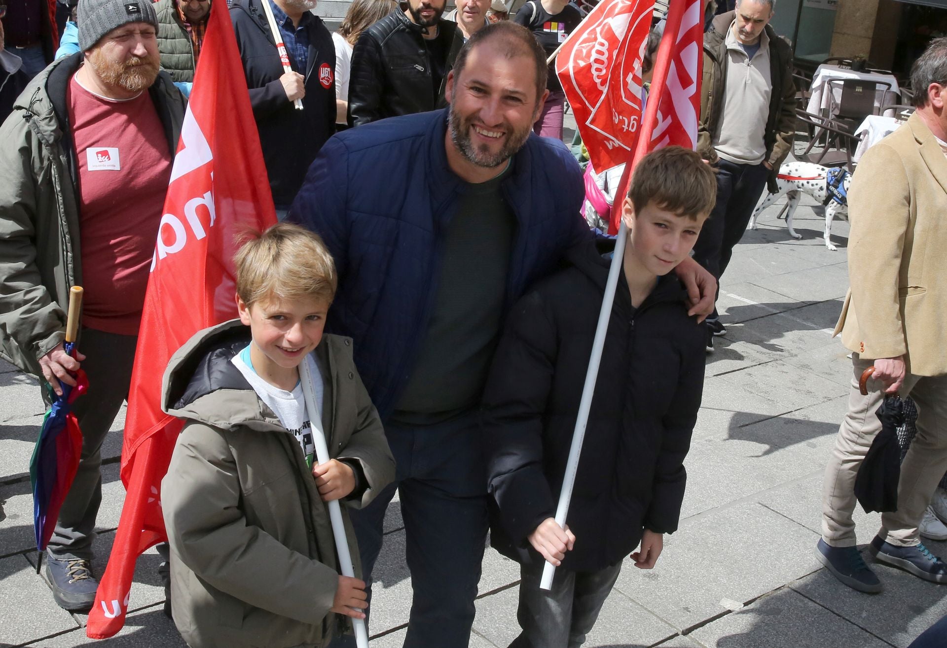 Fotografías de la manifestación del Primero de Mayo en Segovia