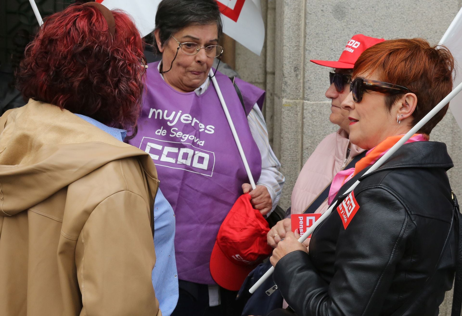 Fotografías de la manifestación del Primero de Mayo en Segovia