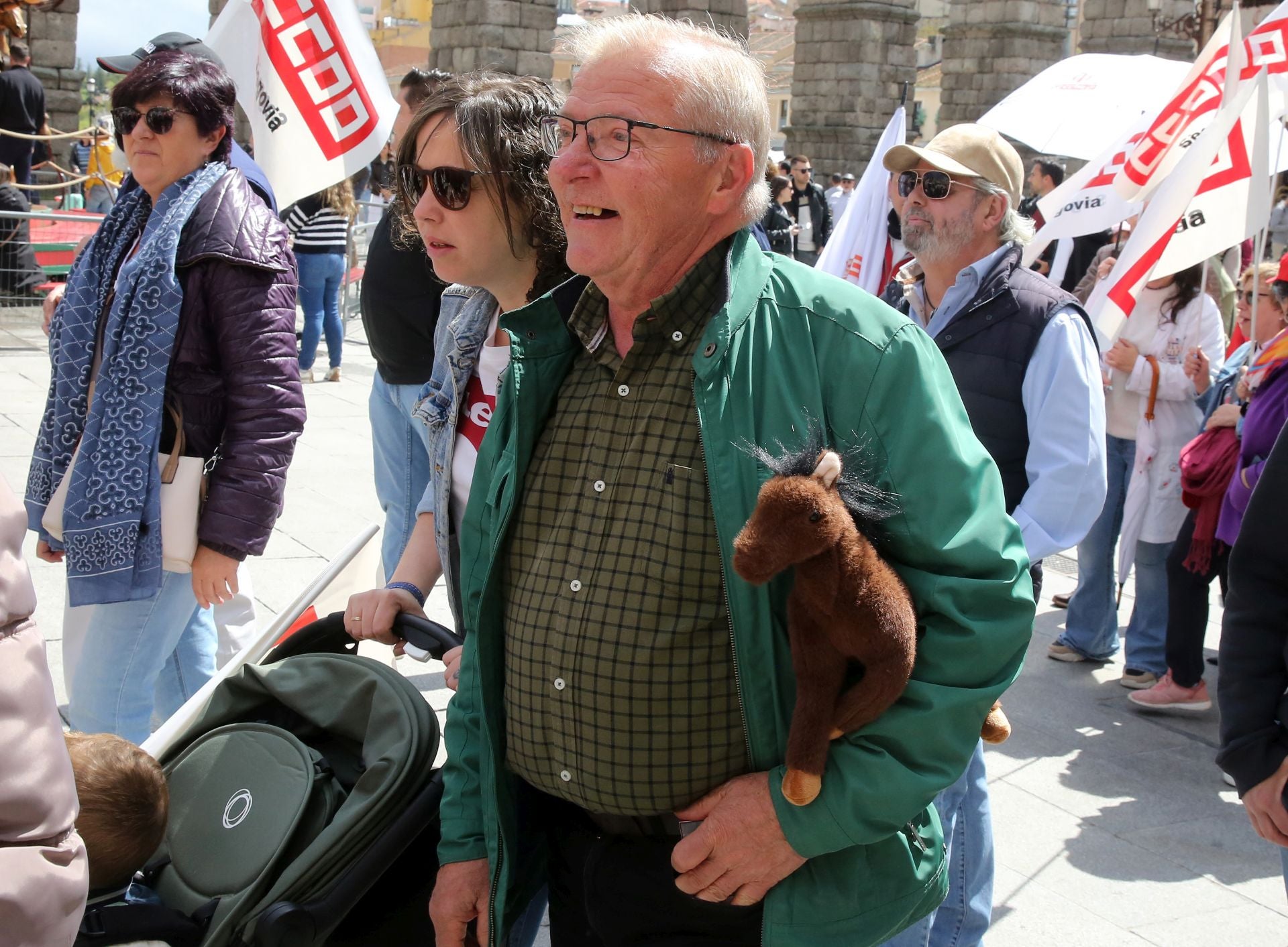 Fotografías de la manifestación del Primero de Mayo en Segovia