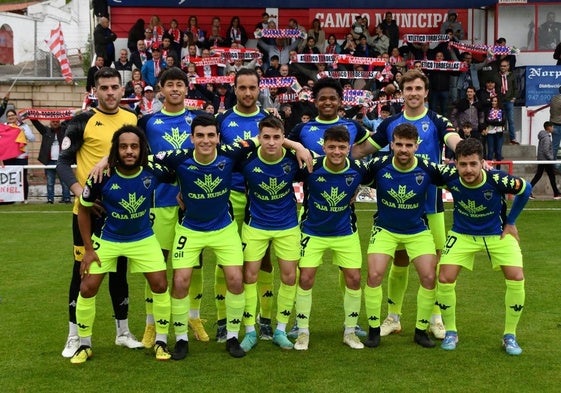 El once del Tordesillas que saltó al campo del Briviesca.