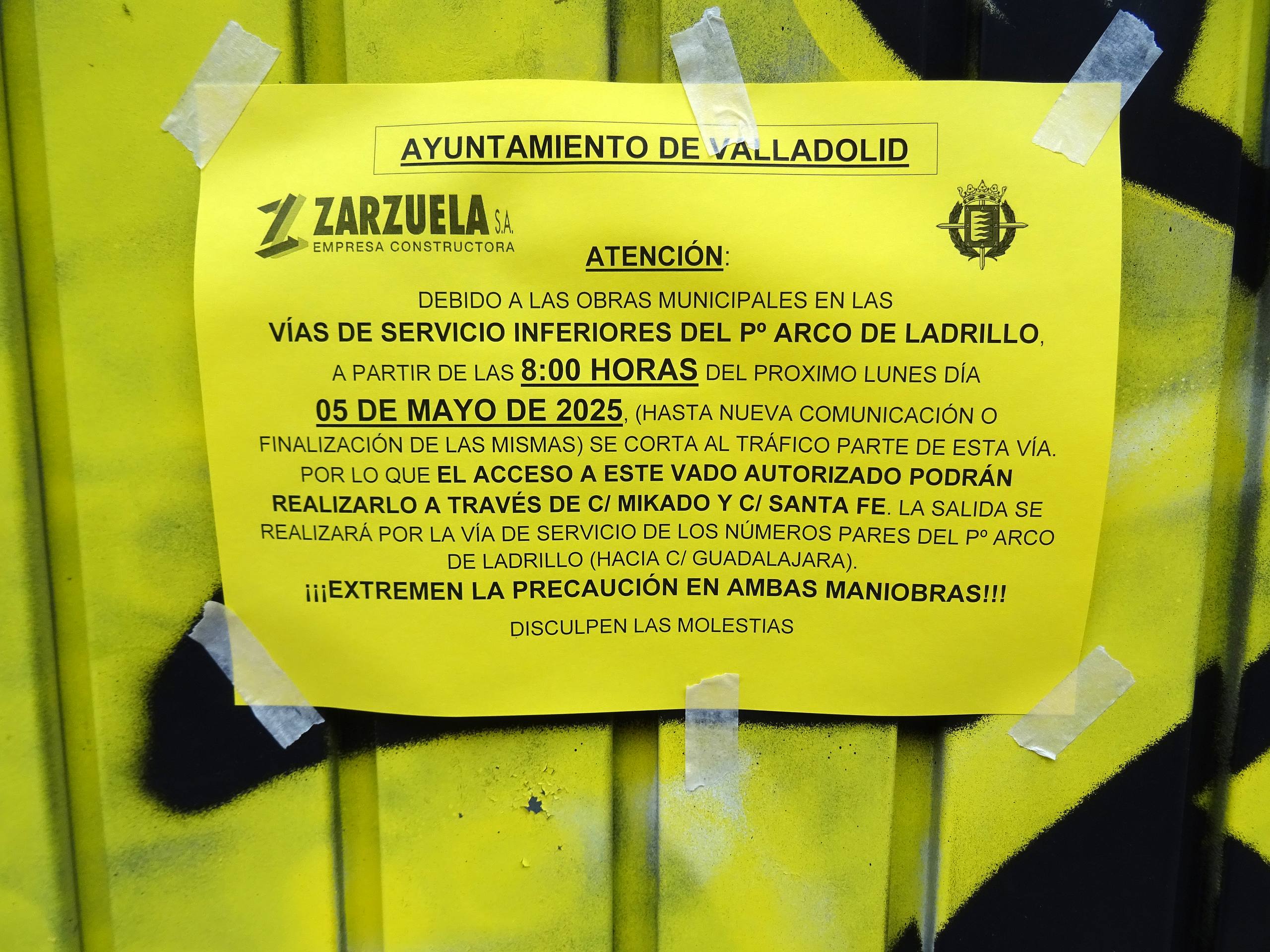 El avance de las obras del Arco Ladrillo, en imágenes