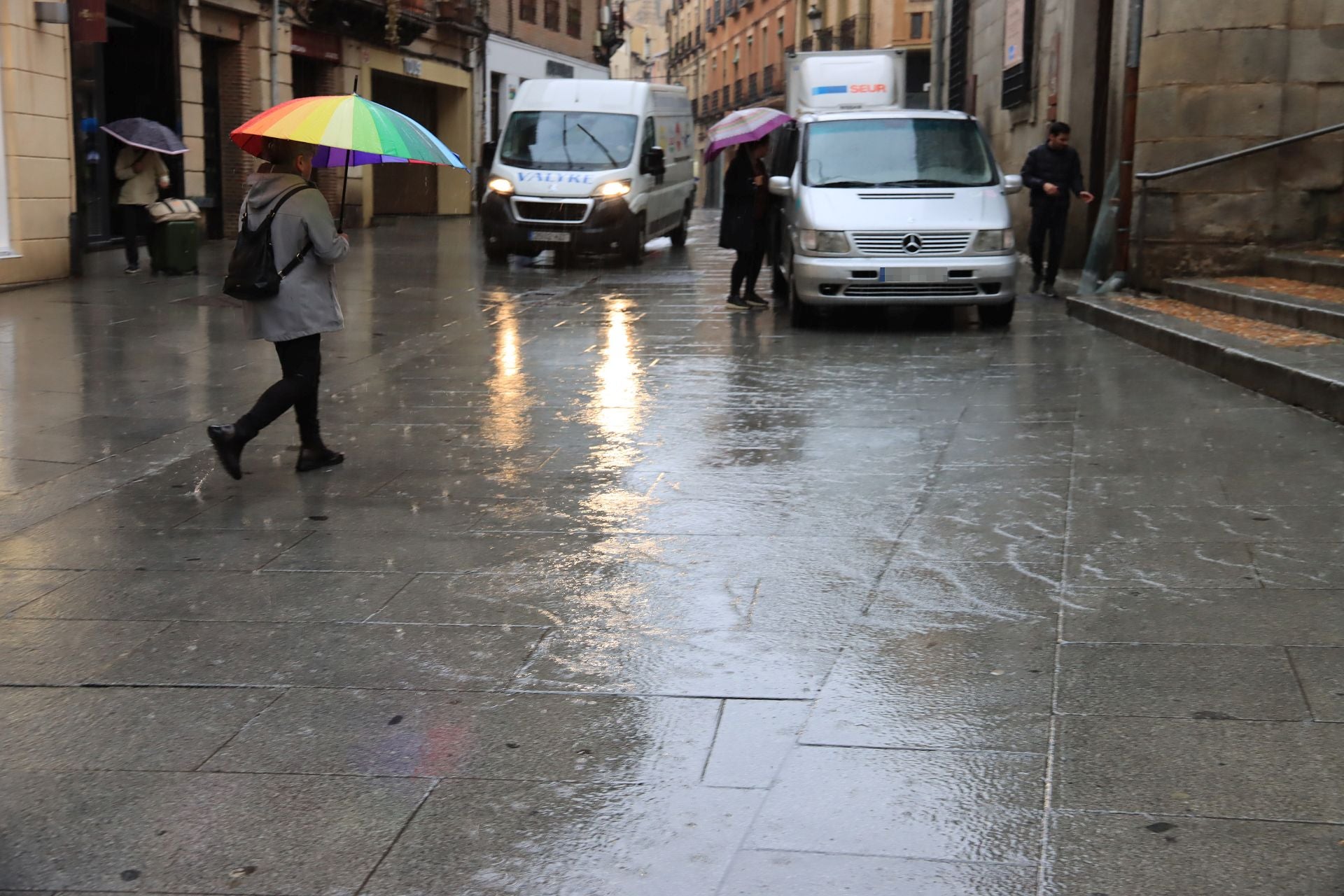 Fotos: viernes de tormentas en Segovia