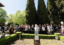 Homenaje a Narciso Alonso Cortés en la Casa de Zorrilla.
