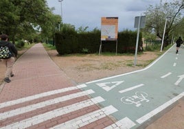 El inicio de la nueva senda inaugurada este viernes.