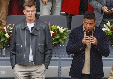 Ronaldo pasa la resaca del descenso del Real Valladolid en el Mutua Madrid Open