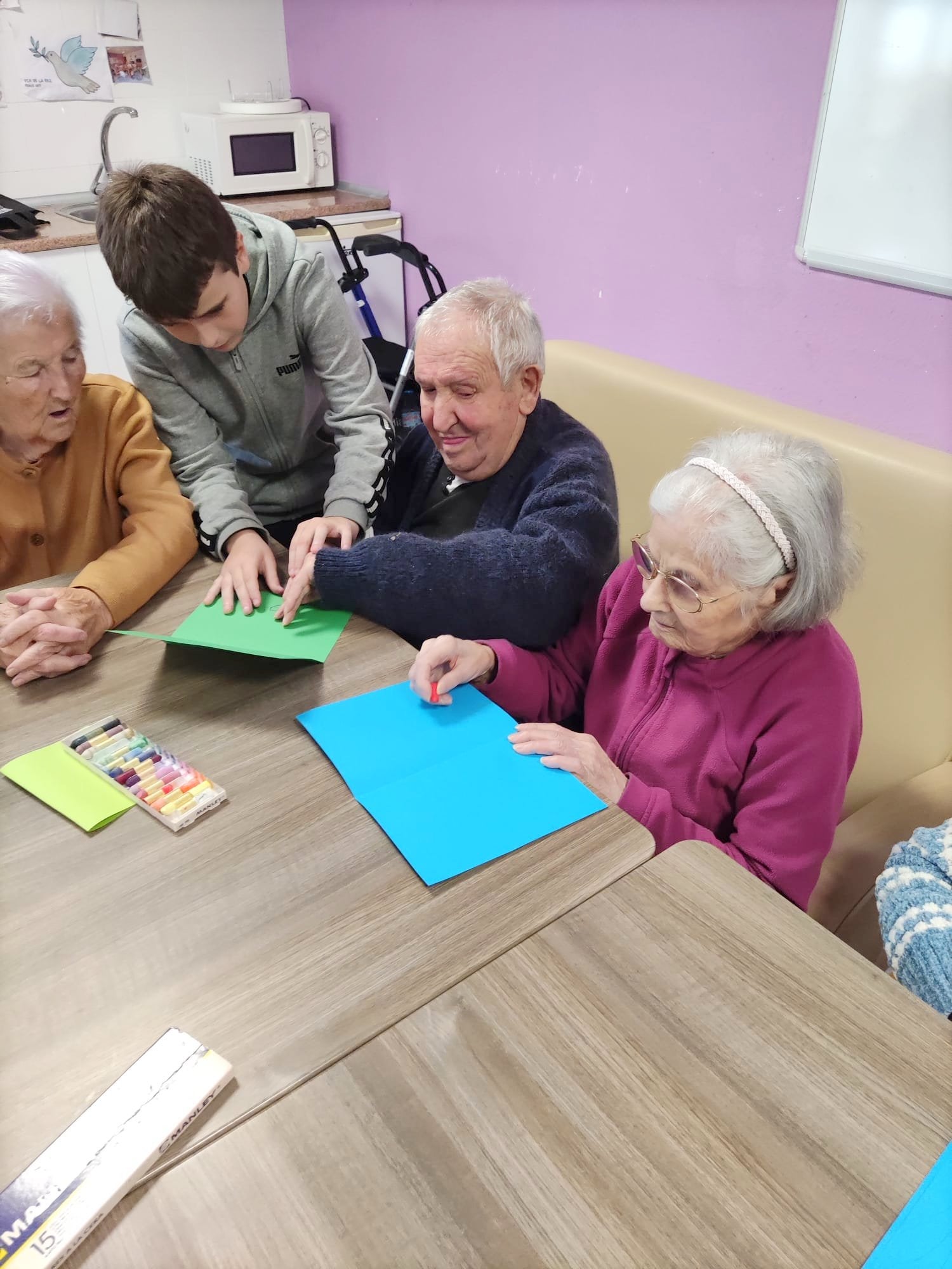 Actividad intergeneracional en Baltanás