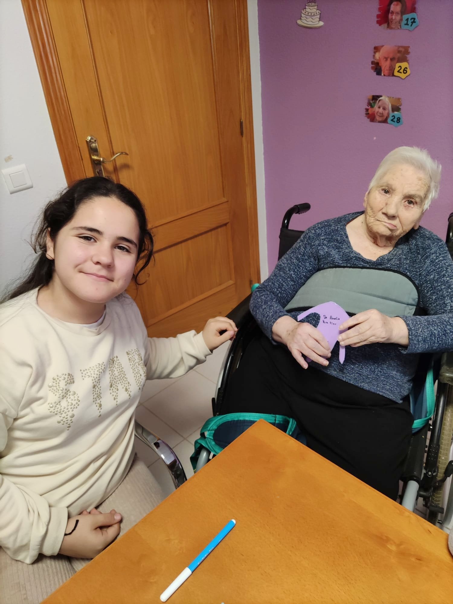 Actividad intergeneracional en Baltanás