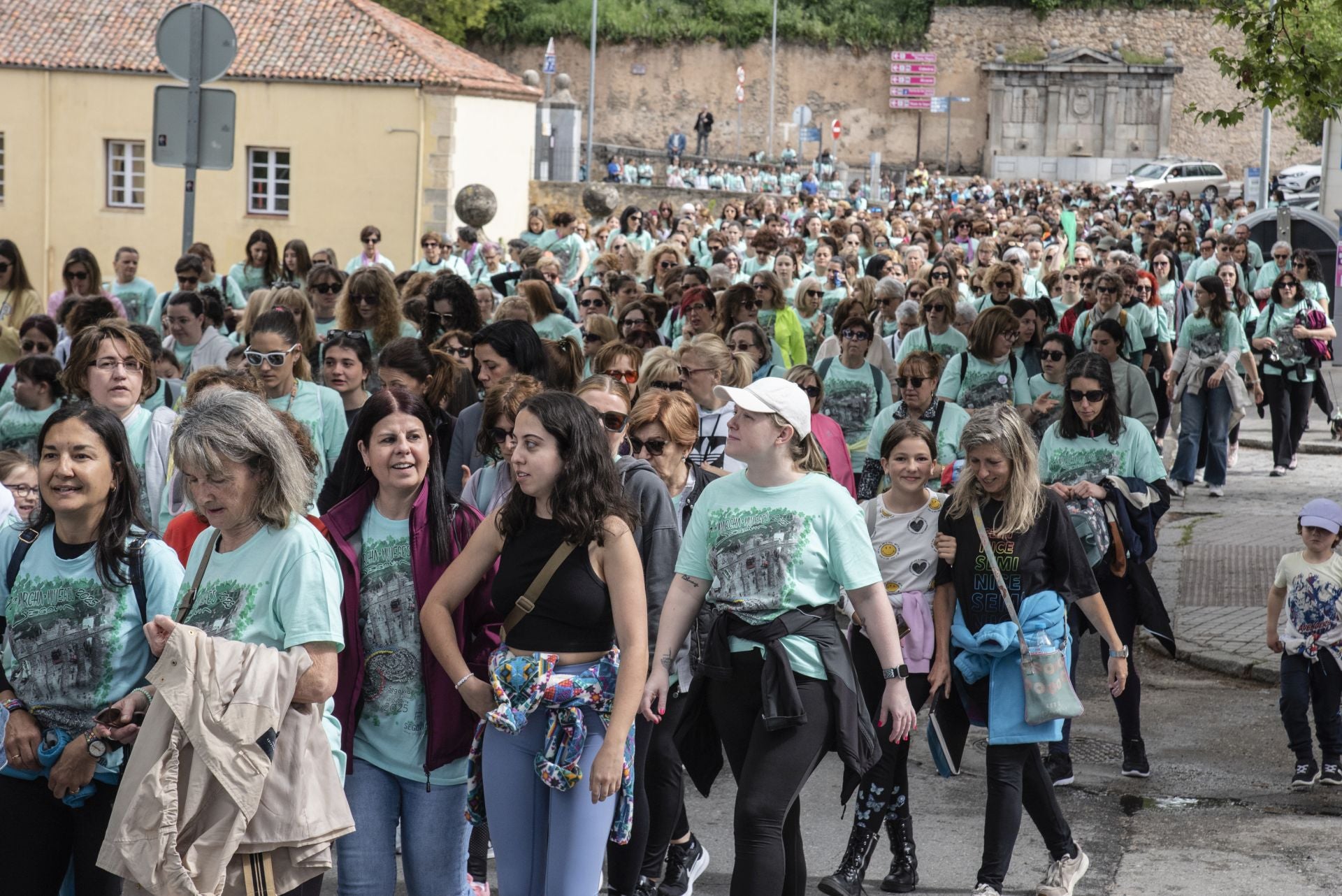 La Marcha de Mujeres de Segovia, en imágenes