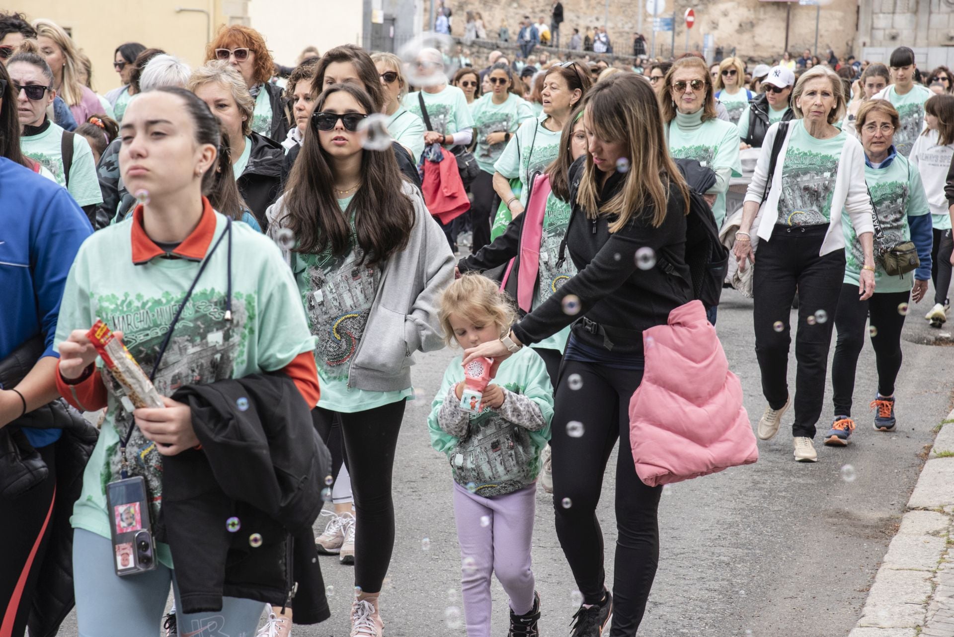 La Marcha de Mujeres de Segovia, en imágenes