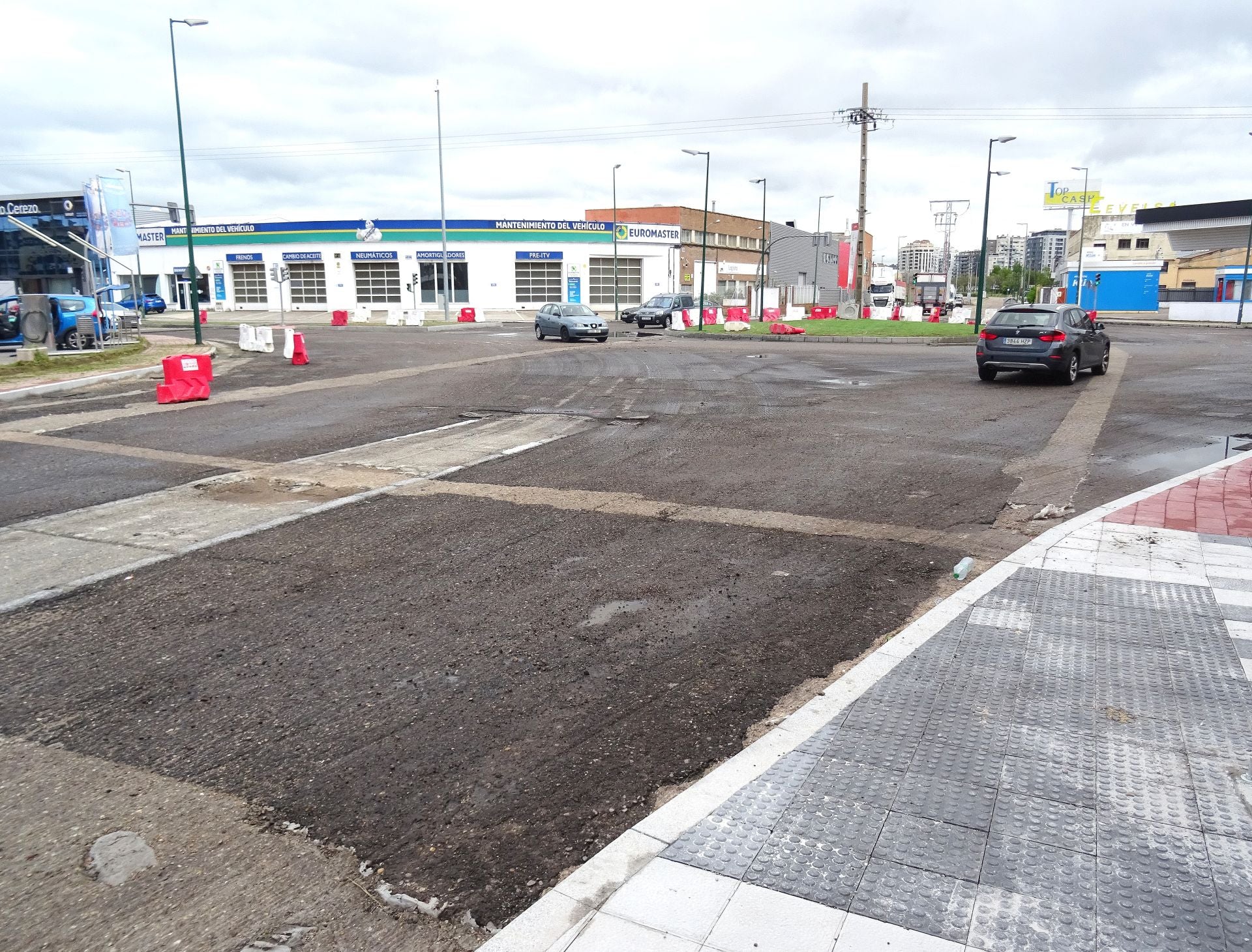 Estado de las obras en la avenida de El Norte de Castilla