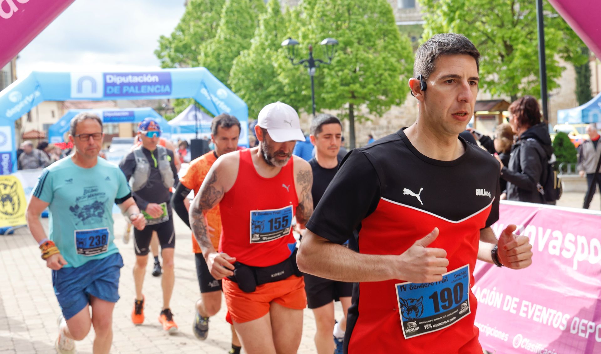 Vibrante jornada en Dueñas con el IV Sendero Trail Botijosport