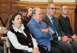 Francisco Javier Ortega Smith, en el acto de presentación del libro en el Ayuntamiento.