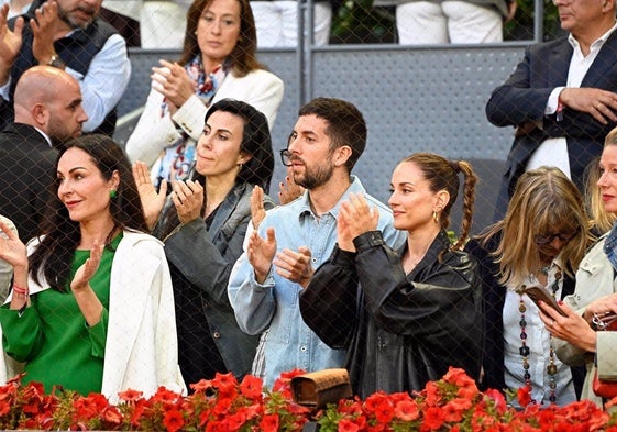 David Broncano y Silvia Alonso en el Mutua Madrid Open.