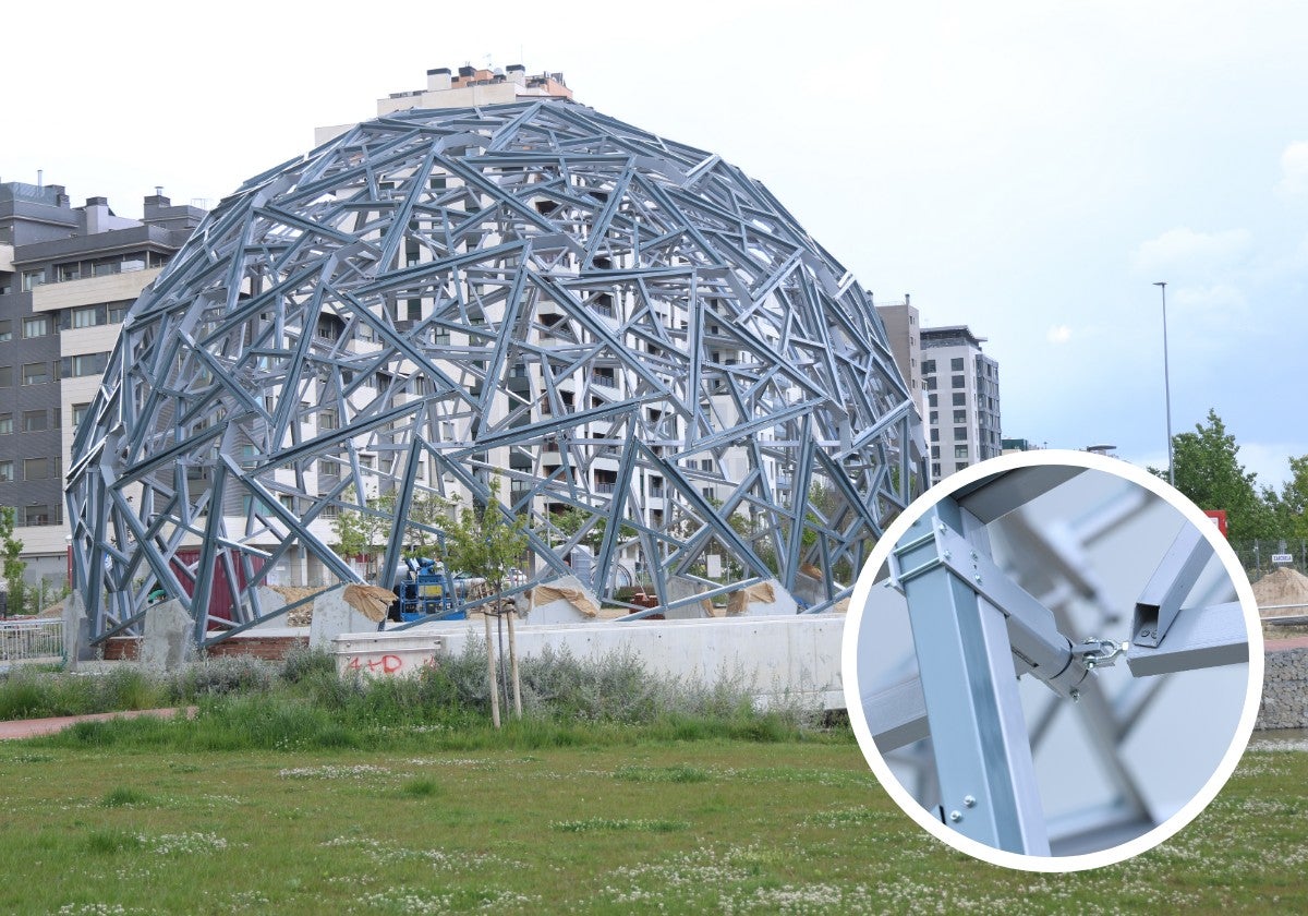 La geoda de la plaza León de la Riva se retrasa y su coste se dispara hasta los 914.816 euros