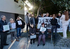Imágenes de la protesta de los vecinos del 29 de octubre este lunes en Valladolid