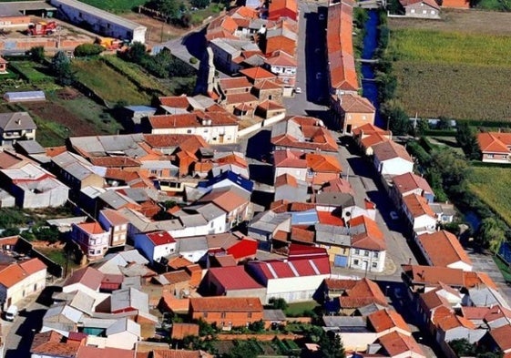 Vista aérea de Soto de la Vega.