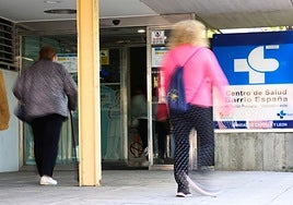 Entrada al Centro de Salud Barrio España.