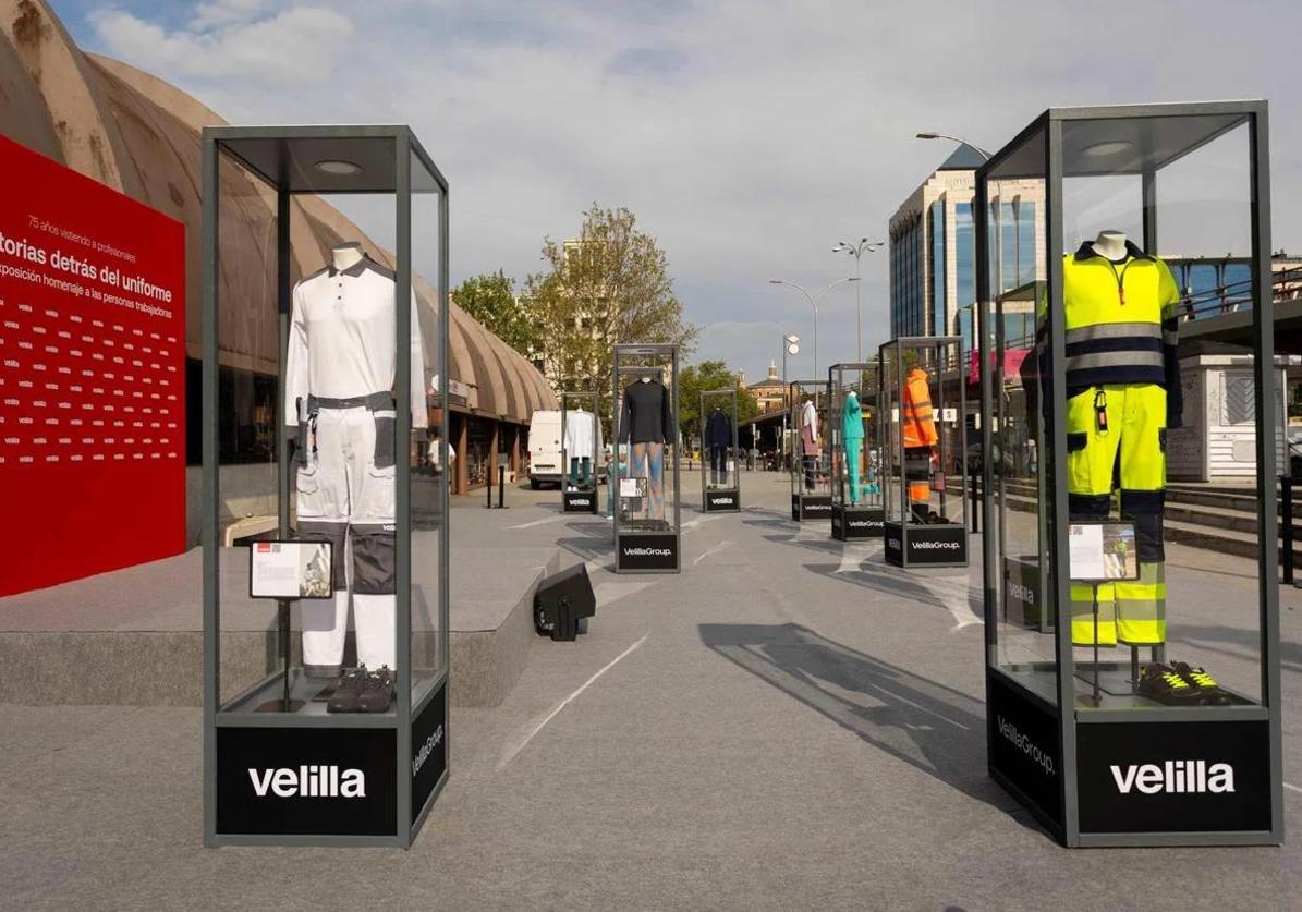 La marca Velilla rinde homenaje a los trabajadores esenciales con una exposición única, bajo el cielo de Madrid