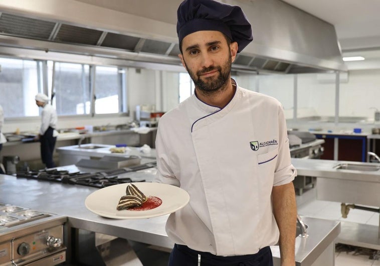 El cocinero Víctor Sanz muestra este originalísimo y delicioso plato