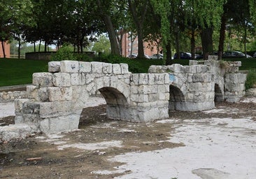 Los restos de la antigua e incompleta muralla de Valladolid