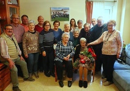 La abuela de Villabrágima cumple 108 años