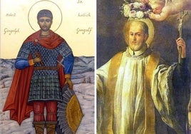 San Gangulfo de Varennes y San Antimo de Roma.
