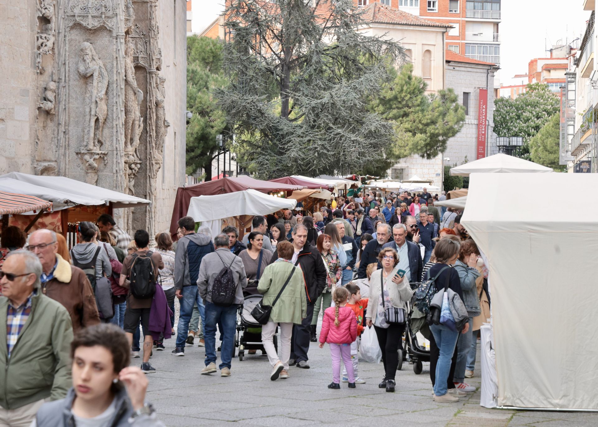 Las imágenes del Mercado Castellano en Valladolid
