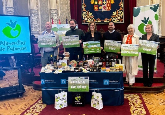 Presentación en la Diputación de las muestras alimentarias locales.