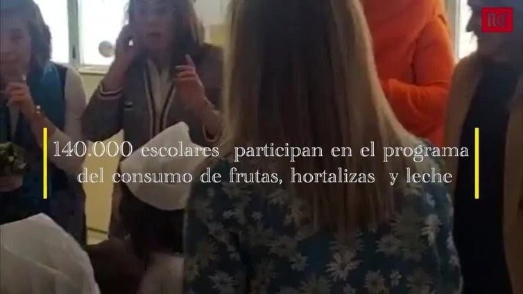 140.000 escolares participarán en el programa de consumo de frutas, hortalizas y leche