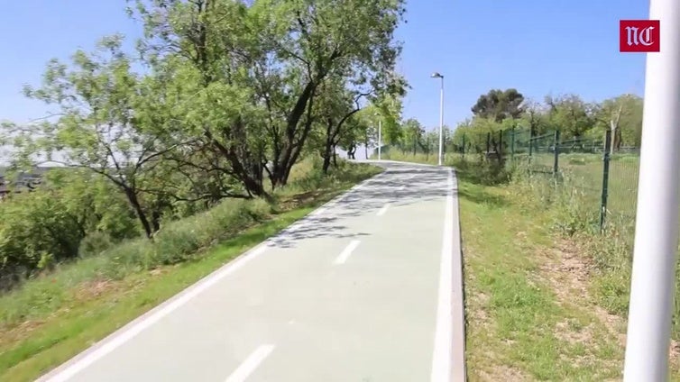Así es el nuevo carril bici de Parquesol