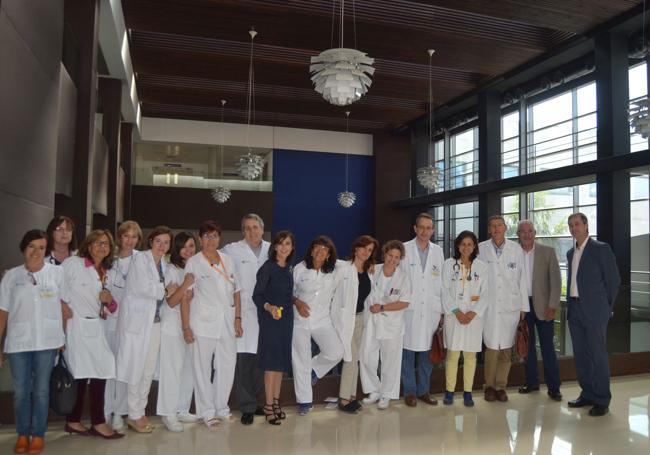 Con compañeros del Río Hortega.