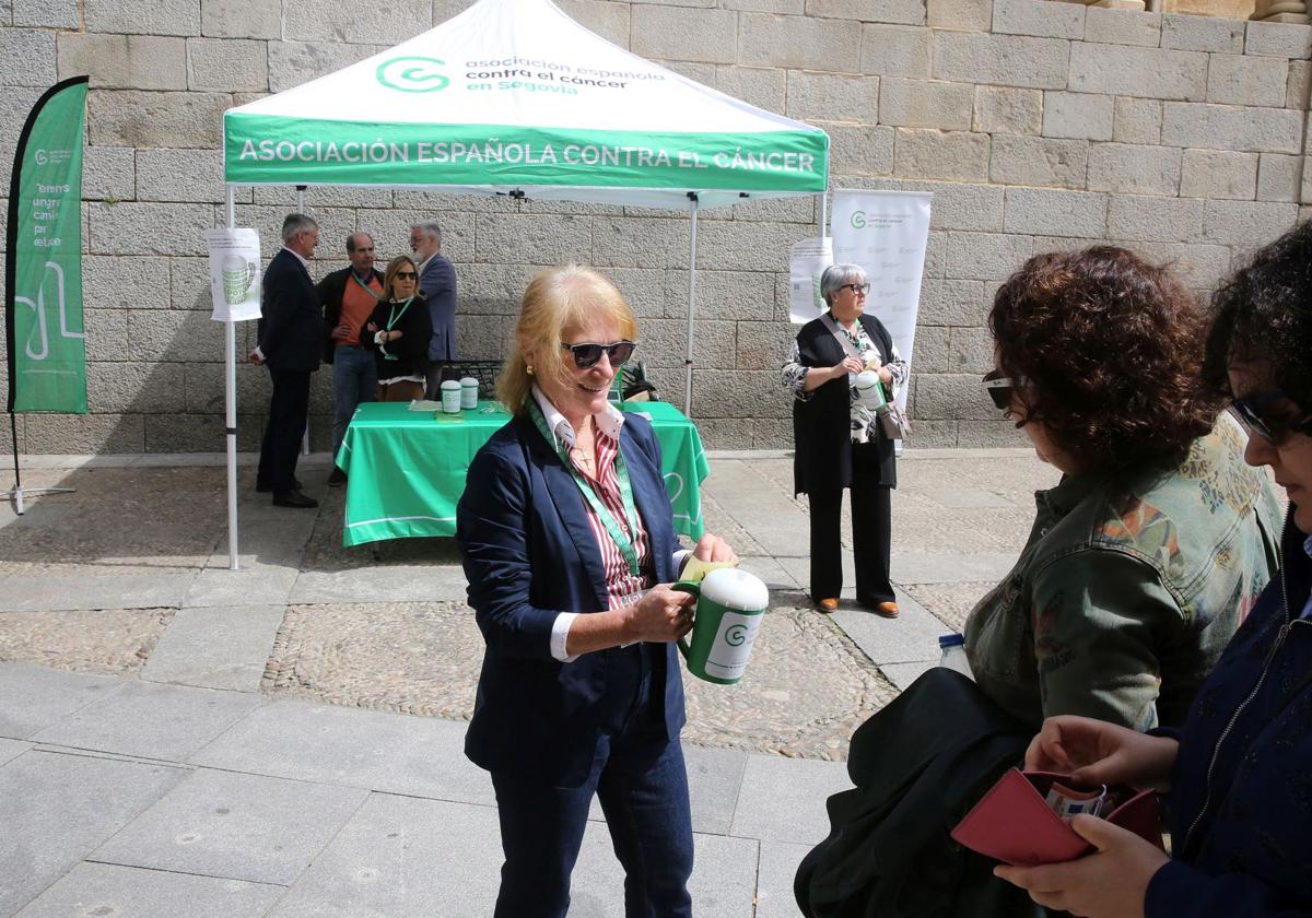 Segovia sale a la calle para colaborar en la lucha contra el cáncer