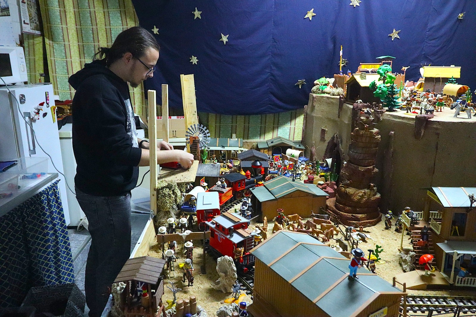 El universo del wéstern llega a Rioseco en forma de Playmobil