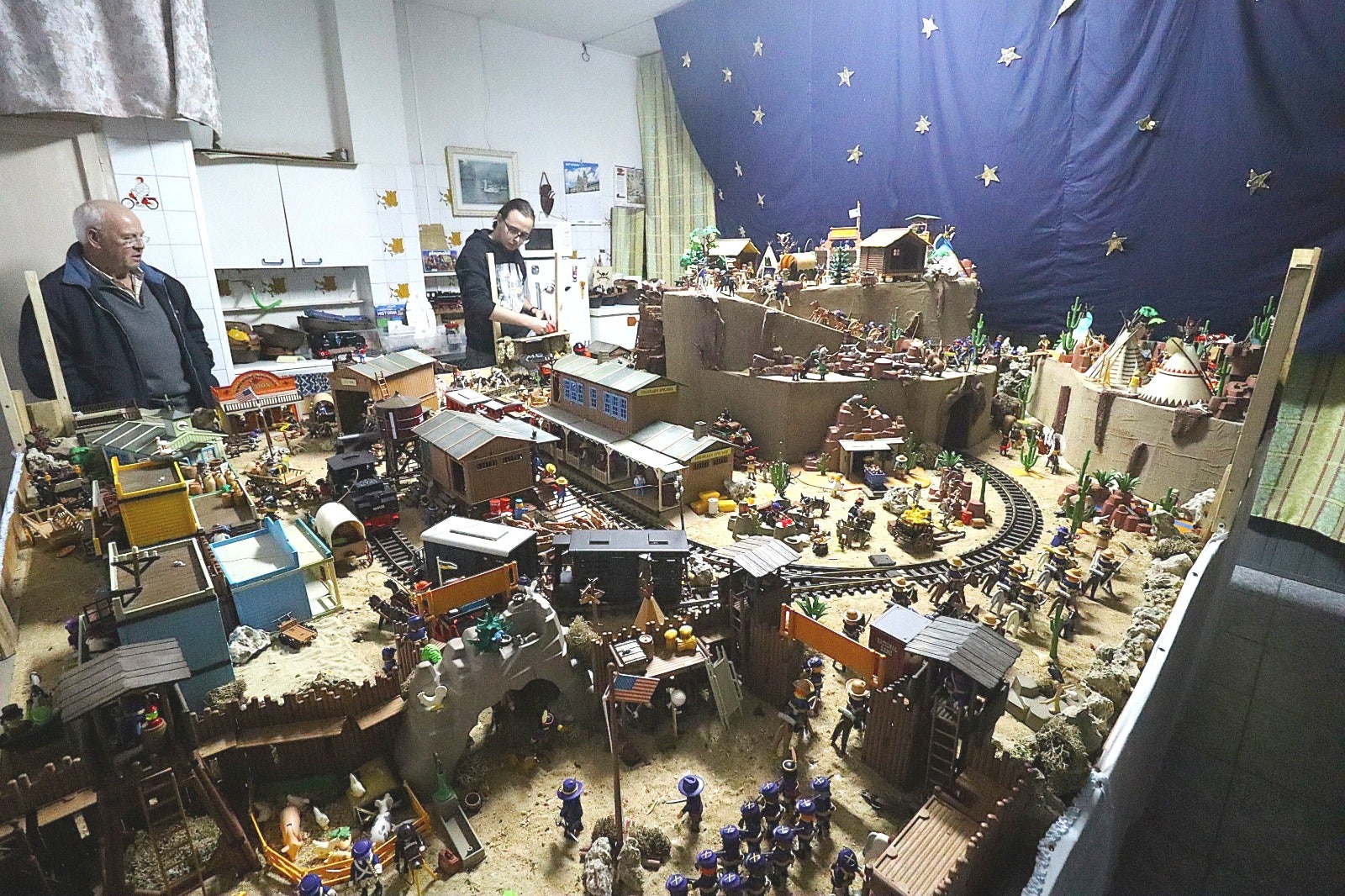 El universo del wéstern llega a Rioseco en forma de Playmobil
