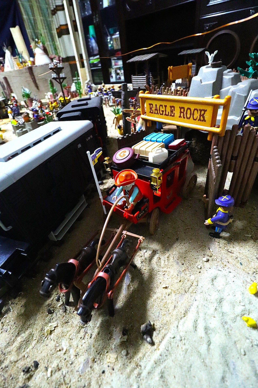 El universo del wéstern llega a Rioseco en forma de Playmobil