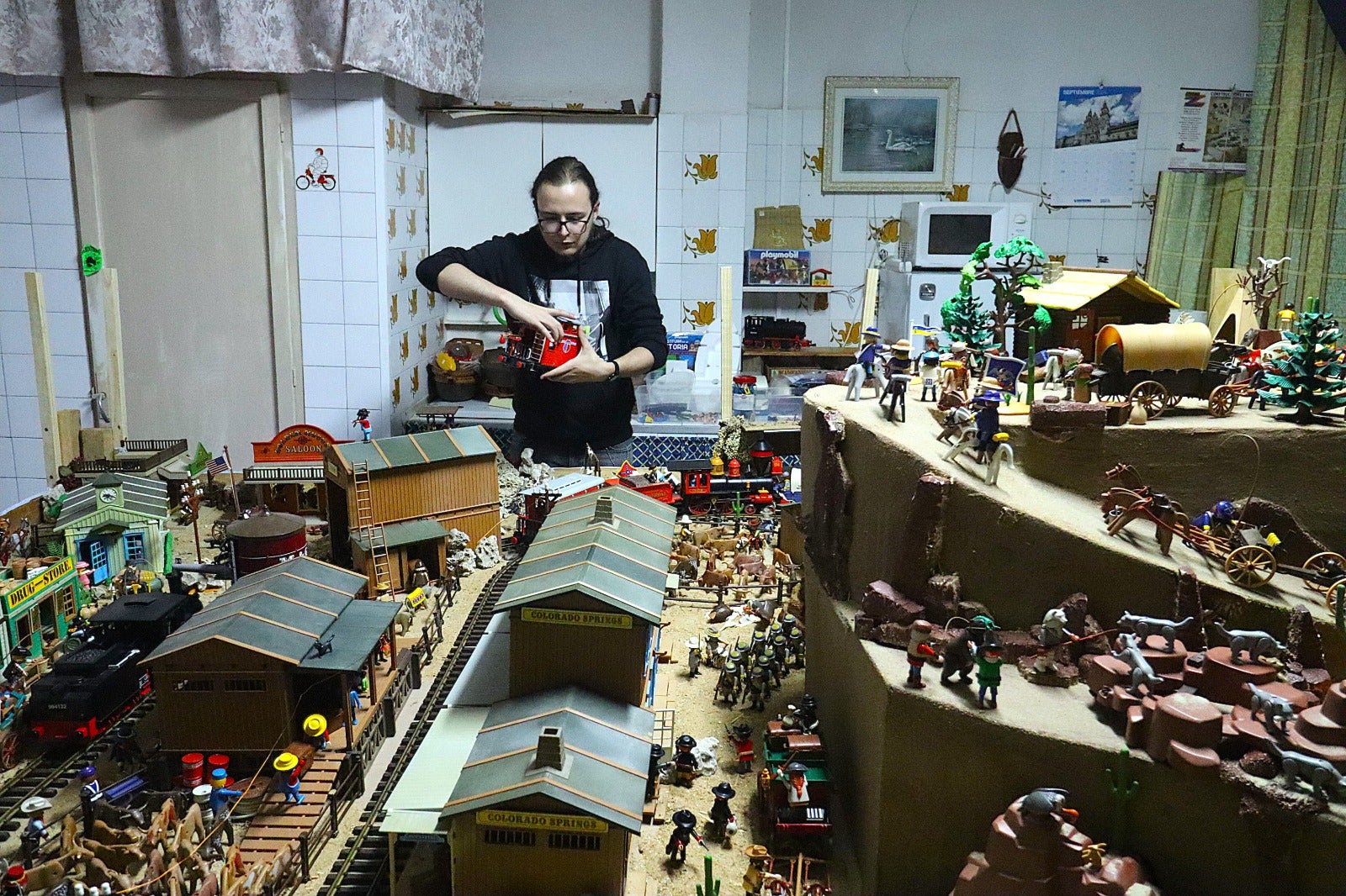 El universo del wéstern llega a Rioseco en forma de Playmobil