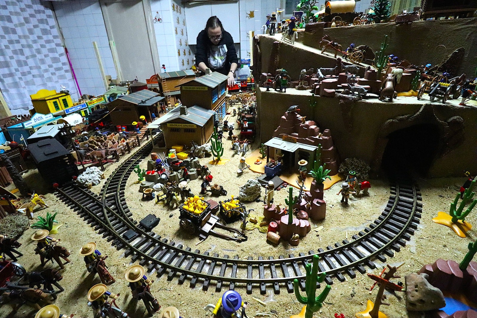 El universo del wéstern llega a Rioseco en forma de Playmobil