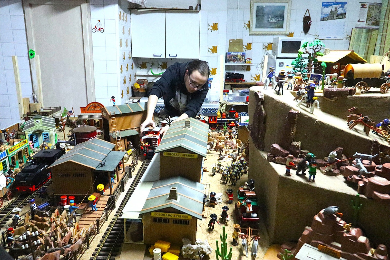 El universo del wéstern llega a Rioseco en forma de Playmobil