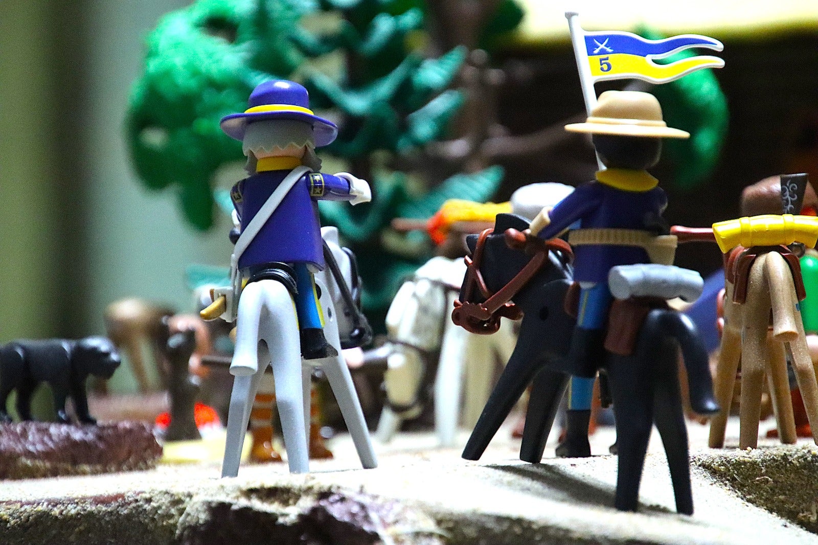 El universo del wéstern llega a Rioseco en forma de Playmobil