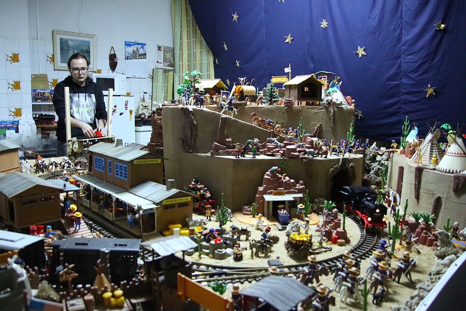 El universo del wéstern llega a Rioseco en forma de Playmobil