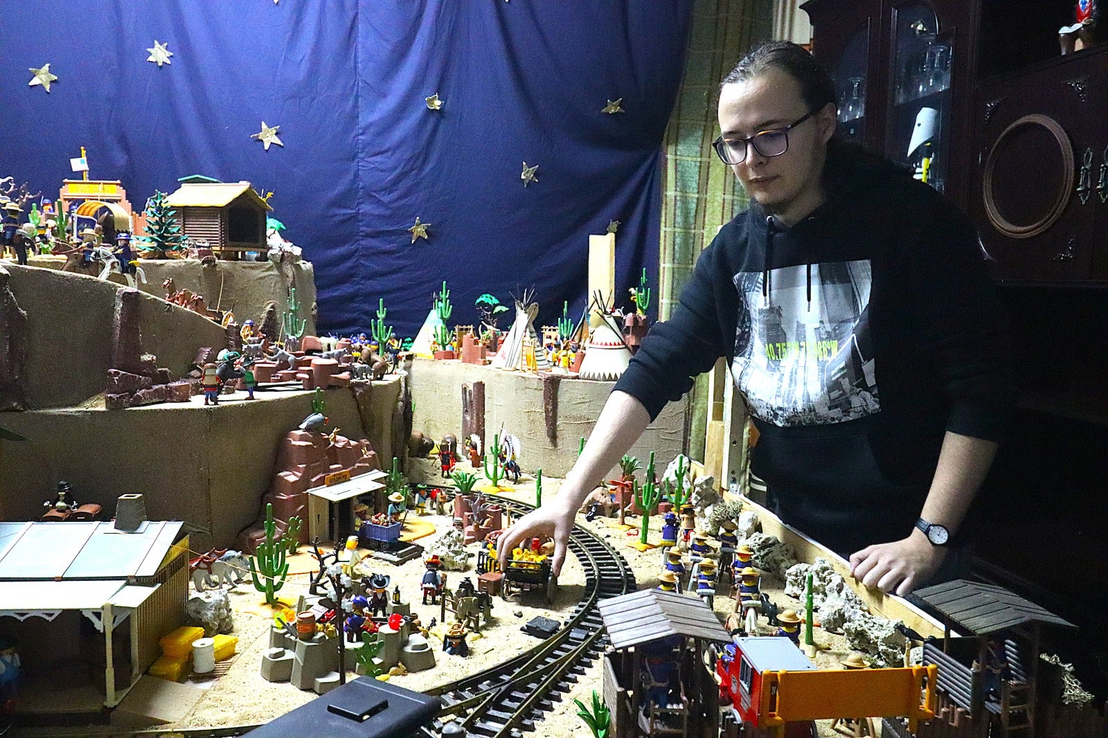 El universo del wéstern llega a Rioseco en forma de Playmobil