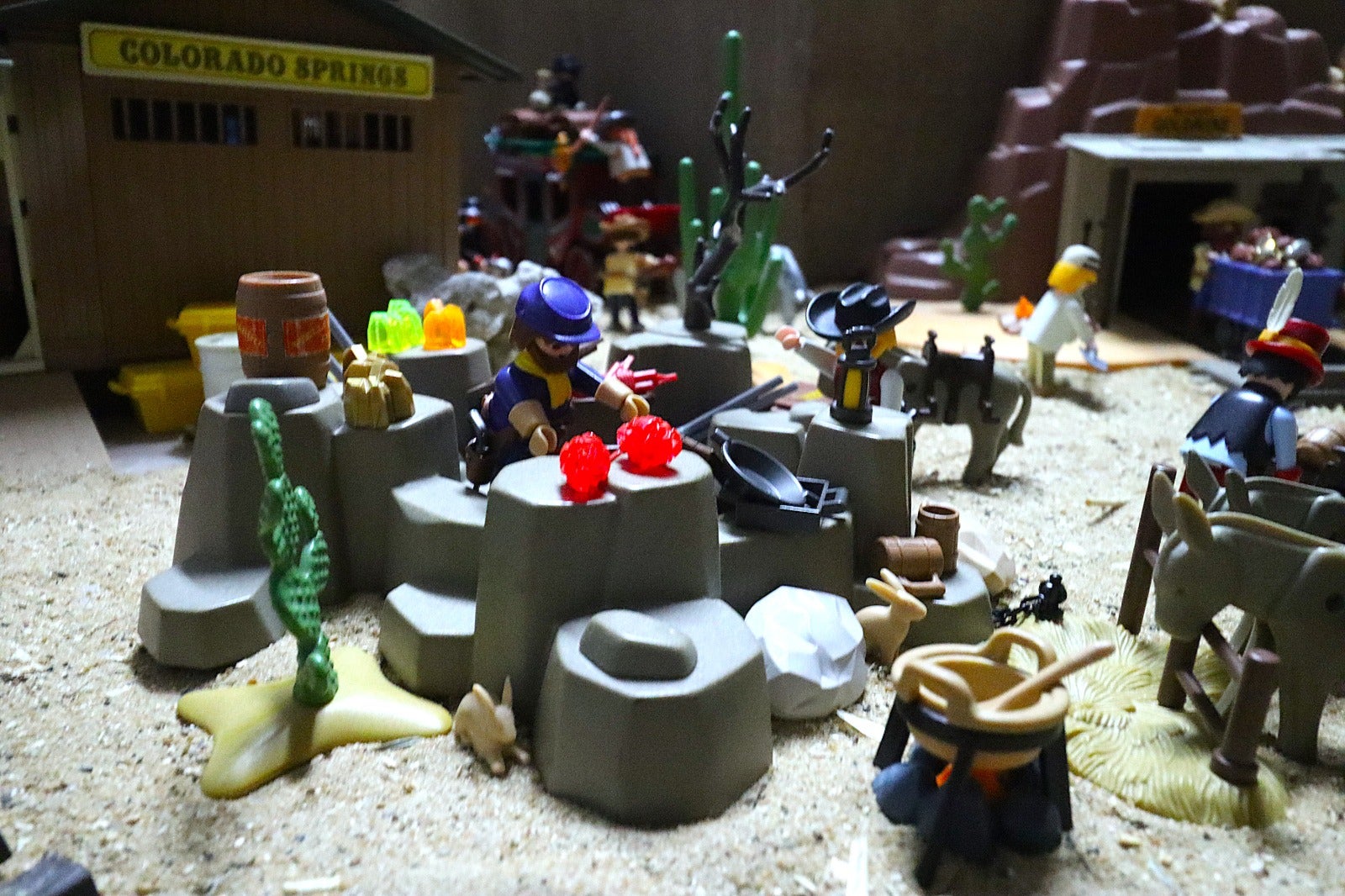 El universo del wéstern llega a Rioseco en forma de Playmobil