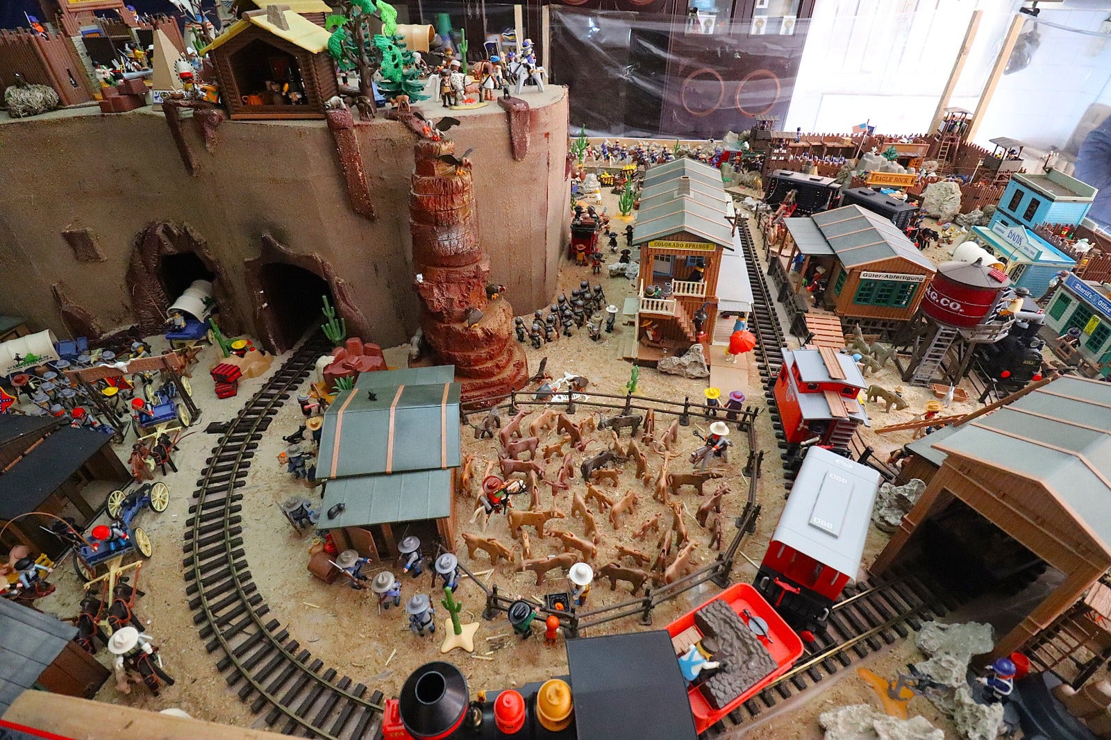 El universo del wéstern llega a Rioseco en forma de Playmobil