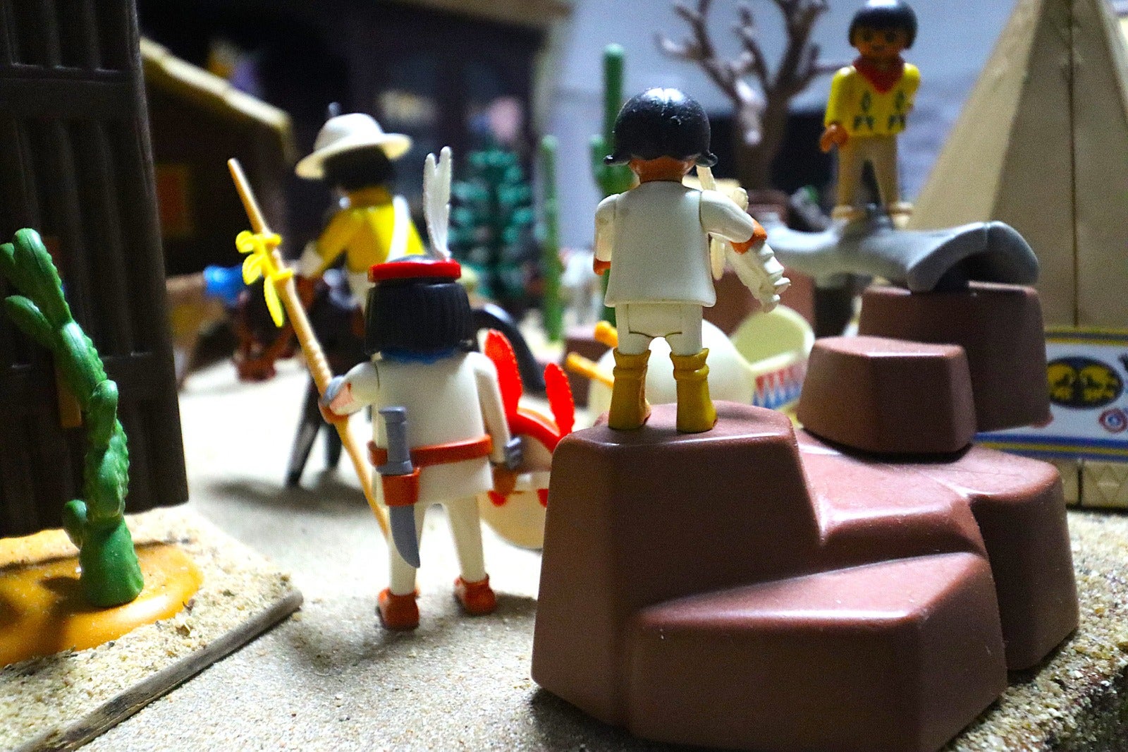 El universo del wéstern llega a Rioseco en forma de Playmobil