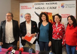 Presentación de la obra que se estrena hoy en el teatro Juan Bravo.
