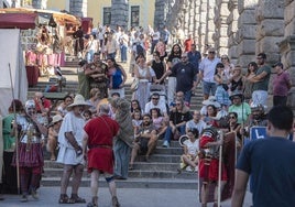 Una de las actividades durante el mercado romano celebrado el pasado agosto.