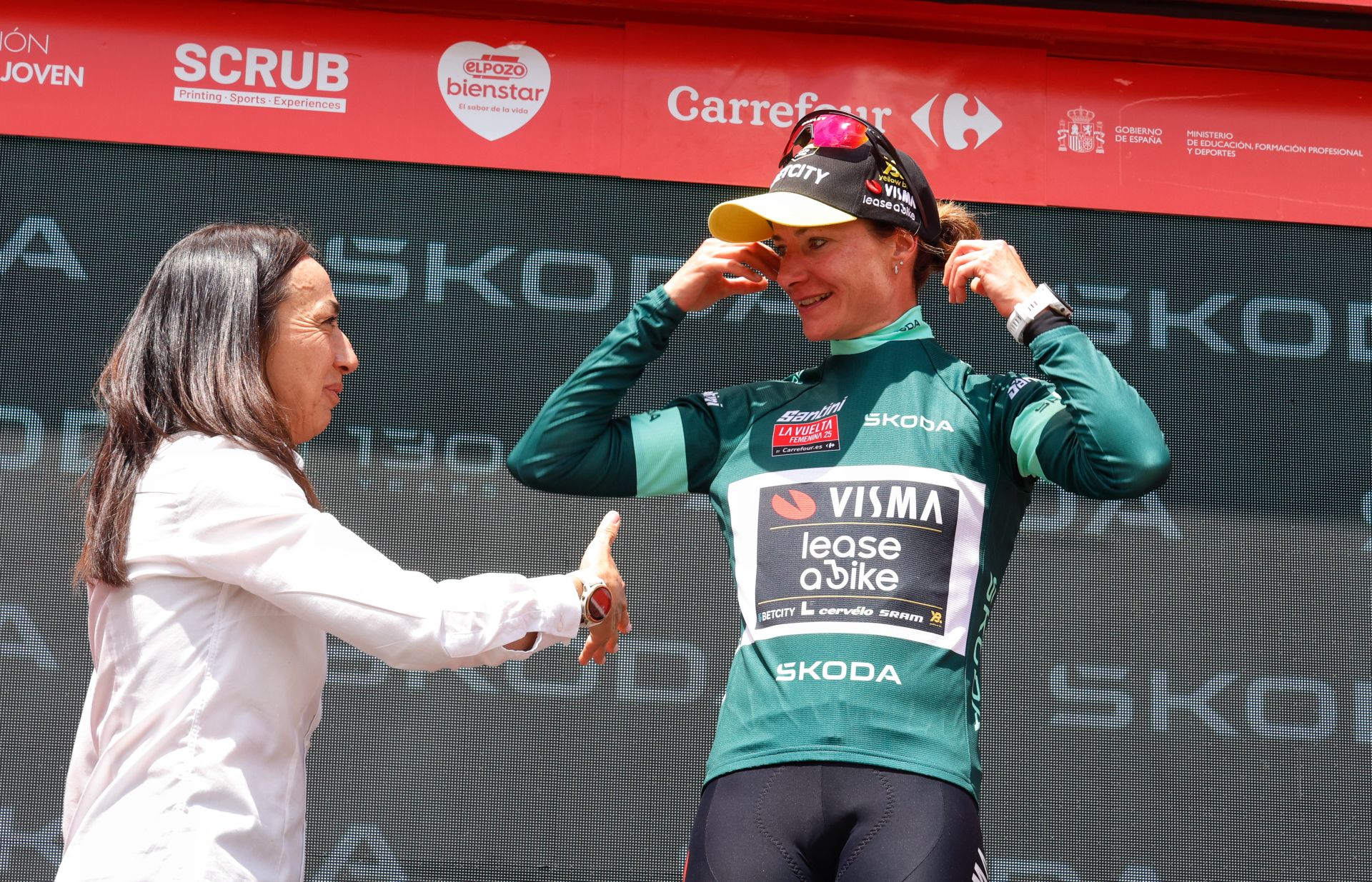 Así ha sido la llegada de La Vuelta Femenina a Baltanás